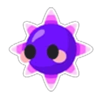 Urchin Sticker  - Common from Ocean Sticker Pack